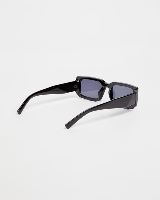 Ziggy Rectangle Sunglasses Black, hi-res image number null