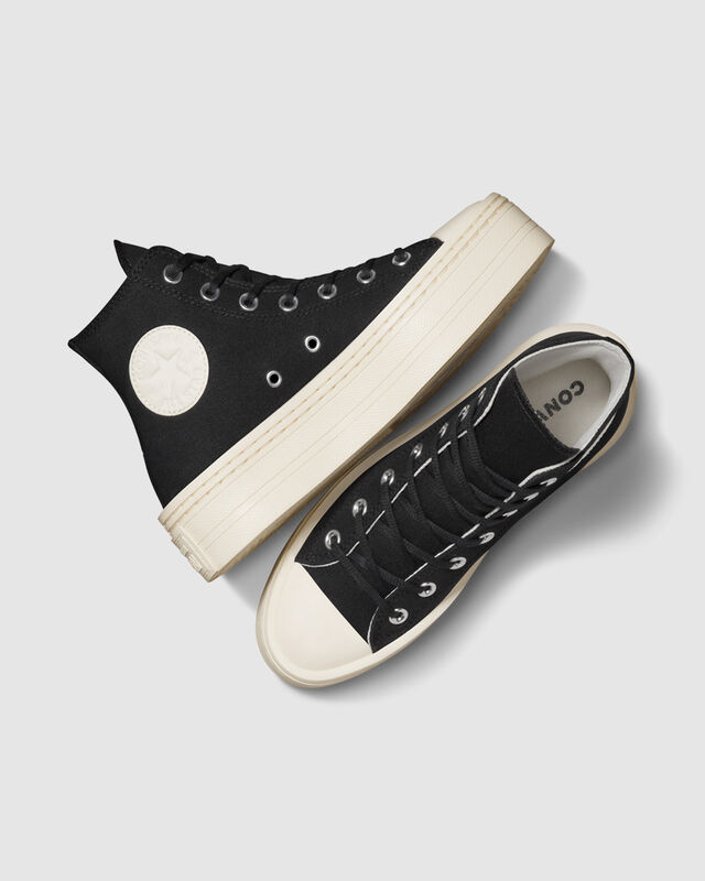 Chuck Taylor All Star Modern Lift High Top Sneakers in Black, hi-res image number null
