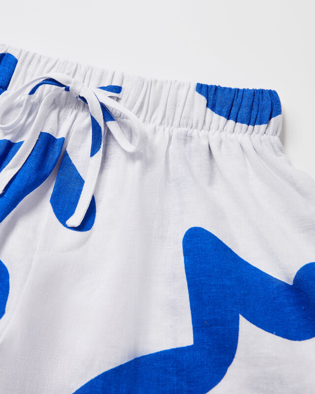 Girls Charlie Swirl Shorts in Blue, hi-res image number null