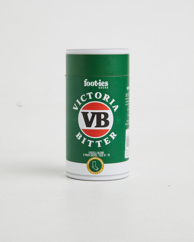VB Sneaker Socks 3 Pack Gift Can in Assorted, hi-res image number null