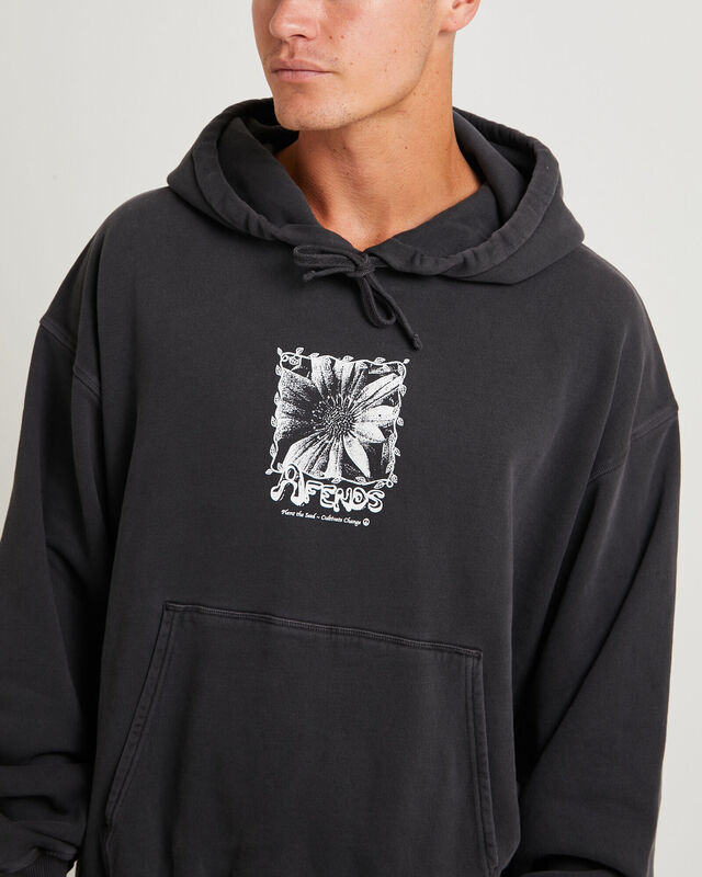 Sunflower Recycled Pull On Hoodie Charcoal, hi-res image number null