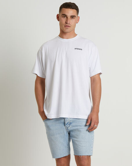 Reflect Regular Fit Short Sleeve T-Shirt in White