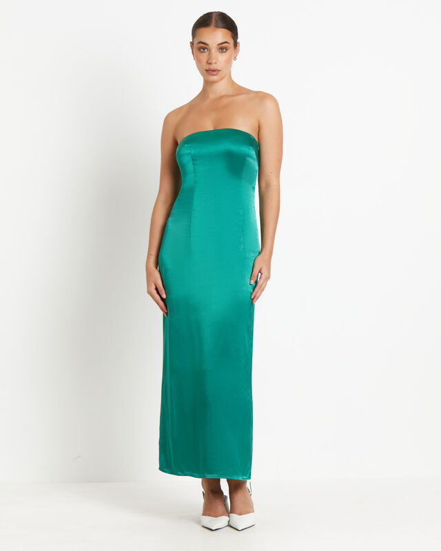 Sinead Midi Dress in Emerald Green, hi-res image number null