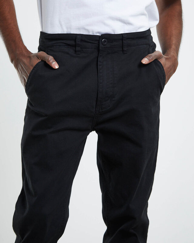 Preston Slim Chino Pants Black, hi-res image number null