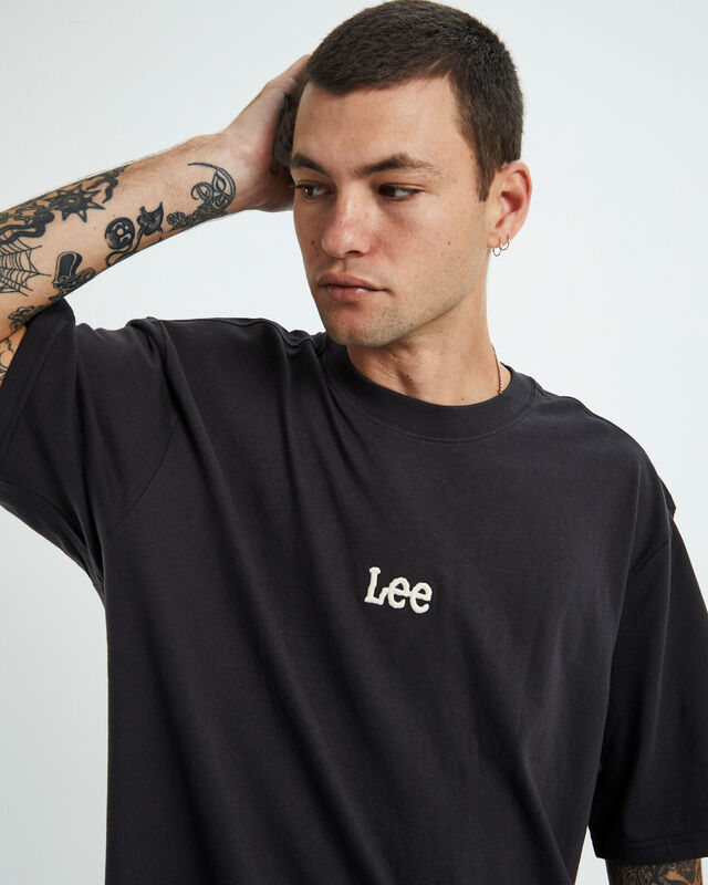 Altos Baggy Short Sleeve T-Shirt Worn Black, hi-res image number null