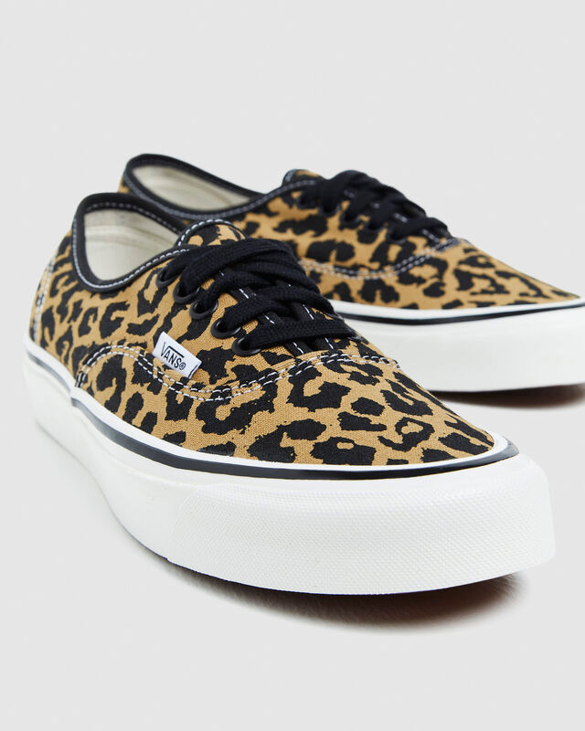 Authentic 44 DX Sneakers Black/Tan Leopard, hi-res image number null