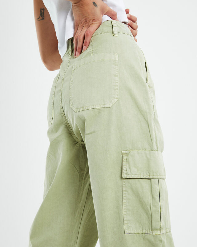 Frankie Cargo Pants Moss Green, hi-res image number null