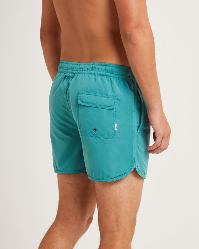 Avalon 14" Volley Boardshorts in Teal, hi-res image number null