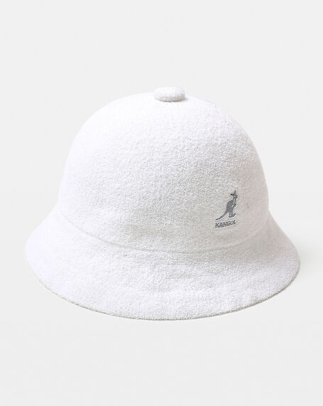 Bermuda Casual Bucket Hat White