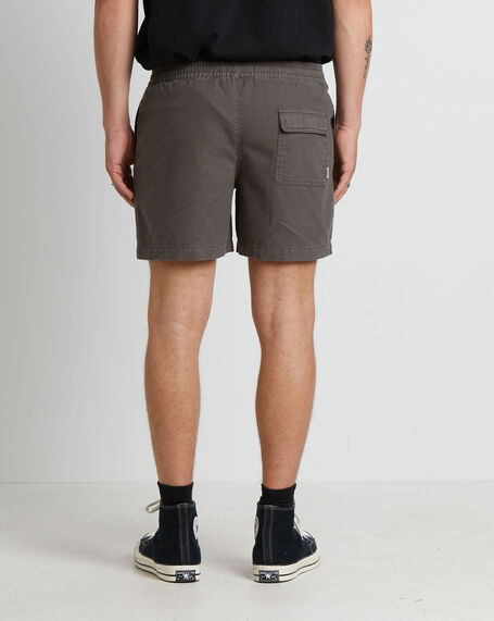 Puglia Linen Shorts in Muted Olive Green