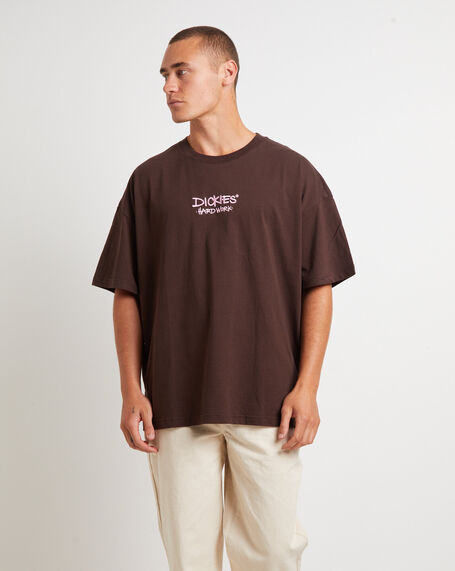 Beastly 330 Short Sleeve T-Shirt in Chocolate