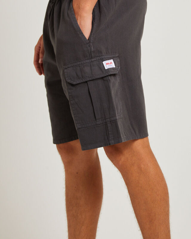 Tradie Cargo Shorts Black, hi-res image number null