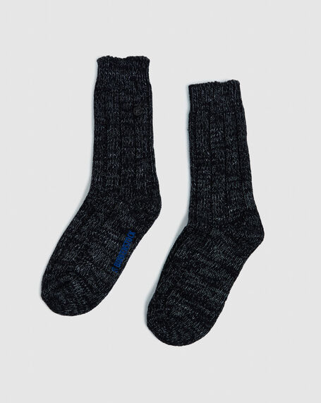 Cotton Twist Socks Black
