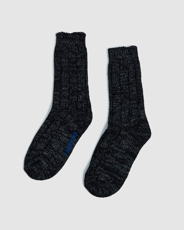 Cotton Twist Socks Black, hi-res image number null