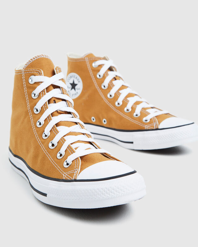 Chuck Taylor All Star Canvas Sneakers Amber Brew/White/Black, hi-res image number null