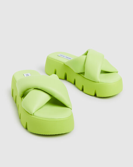 Broadcast Slides Neon Lime