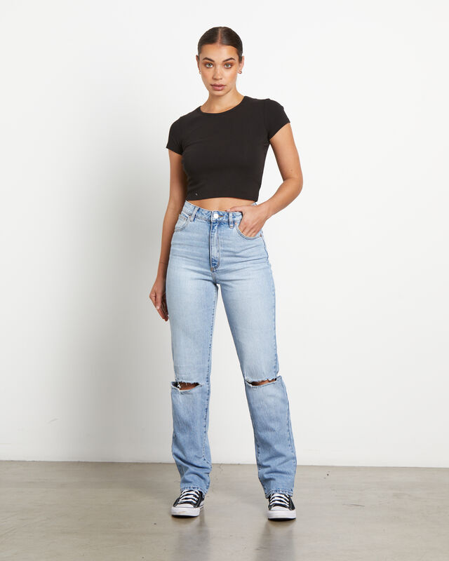 94 High Straight Jeans in Juno Rip, hi-res image number null