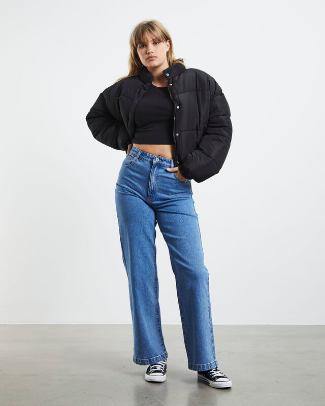 A 94 High & Wide Jeans Debbie Blue, hi-res image number null