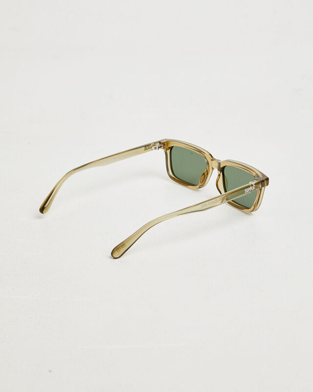 CBM Polished Sunglasses in Ochre Dark Green, hi-res image number null