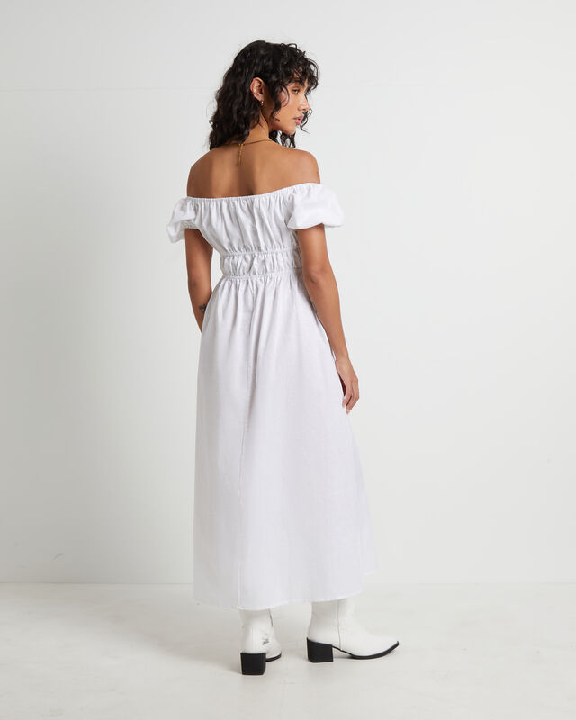 Sofia Maxi Dress in White, hi-res image number null