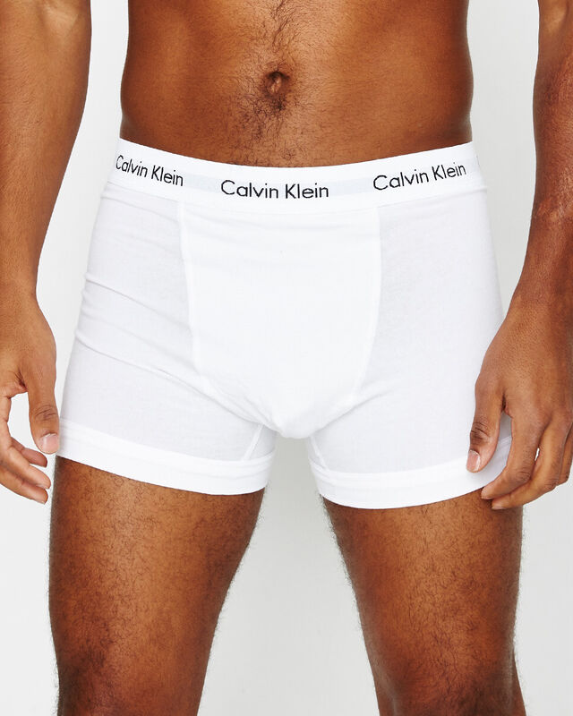 Cotton Stretch Trunk 3pk - Blk/wht/gry, hi-res image number null