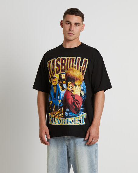 Hasbulla Rap Short Sleeve T-Shirt in Black