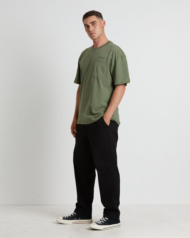 Break It Down Short Sleeve T-Shirt in Moss Stone Green, hi-res image number null