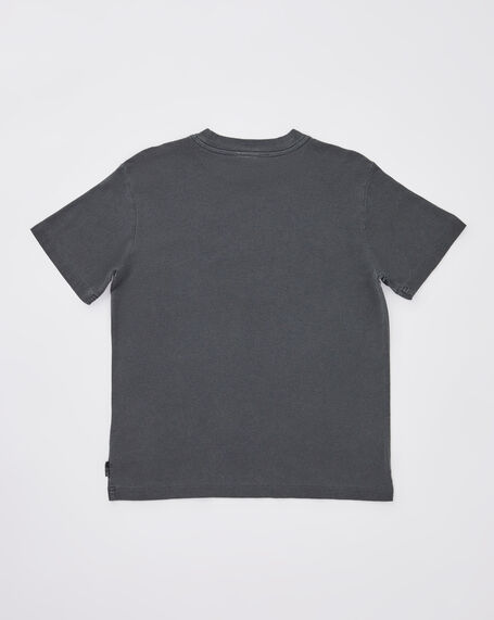 Teen Boys Dive Short Sleeve T-Shirt in Black