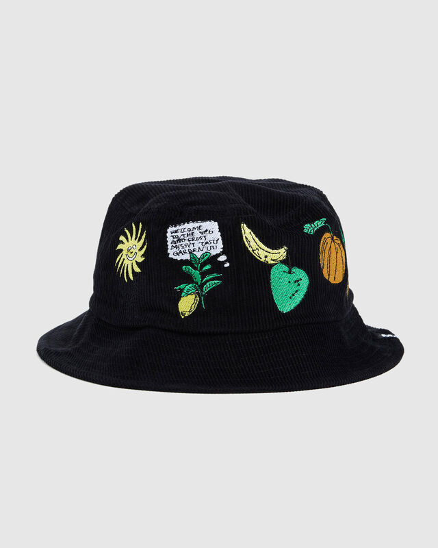 Masugary Fruit Bucket Hat Black, hi-res image number null