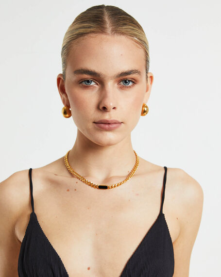 Noir Necklace in Gold