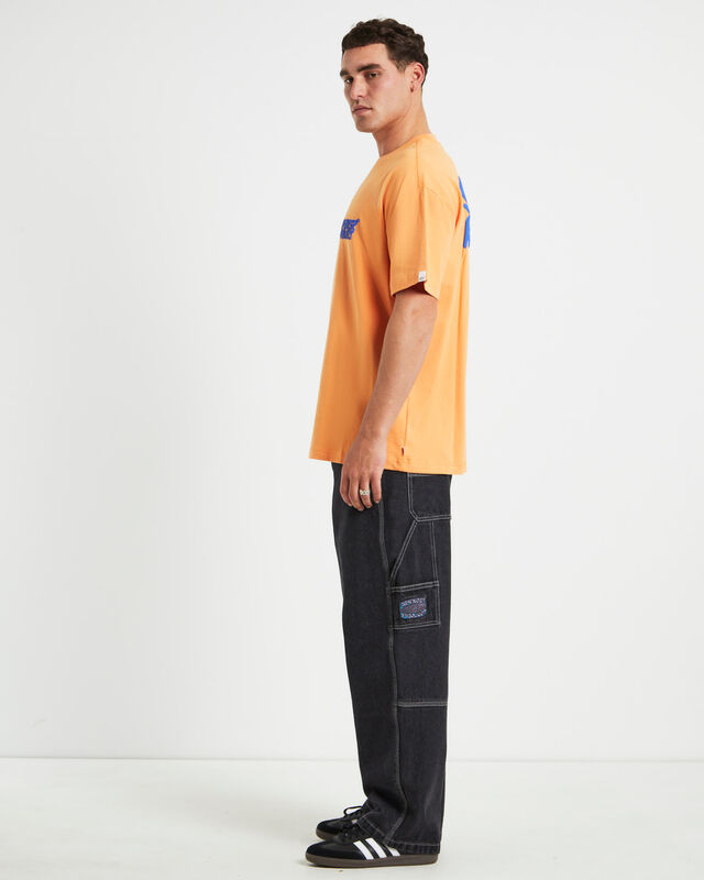 Puffy Short Sleeve T-Shirt in Orange, hi-res image number null