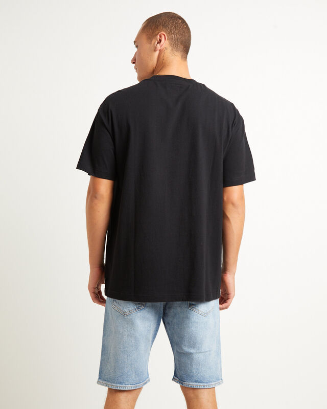 Court Short Sleeve T-Shirt in Black, hi-res image number null