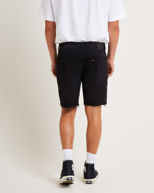 L Two Denim Shorts in Blackout, hi-res image number null