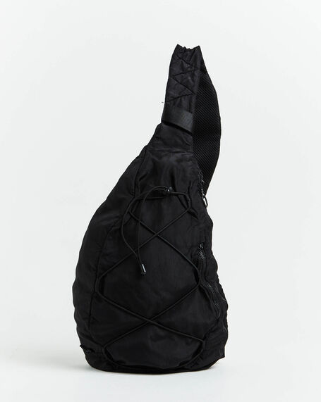 Prism Overdyed Sling Bag Black