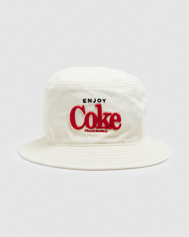 Pigment Coke Bucket Hat Ivory, hi-res image number null