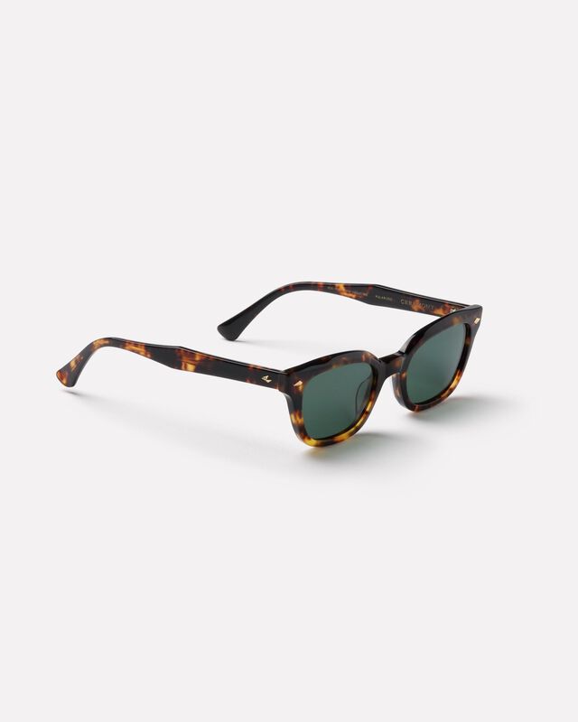 Ceremony Sunglasses in Tortoise Polished/Green Polarised, hi-res image number null