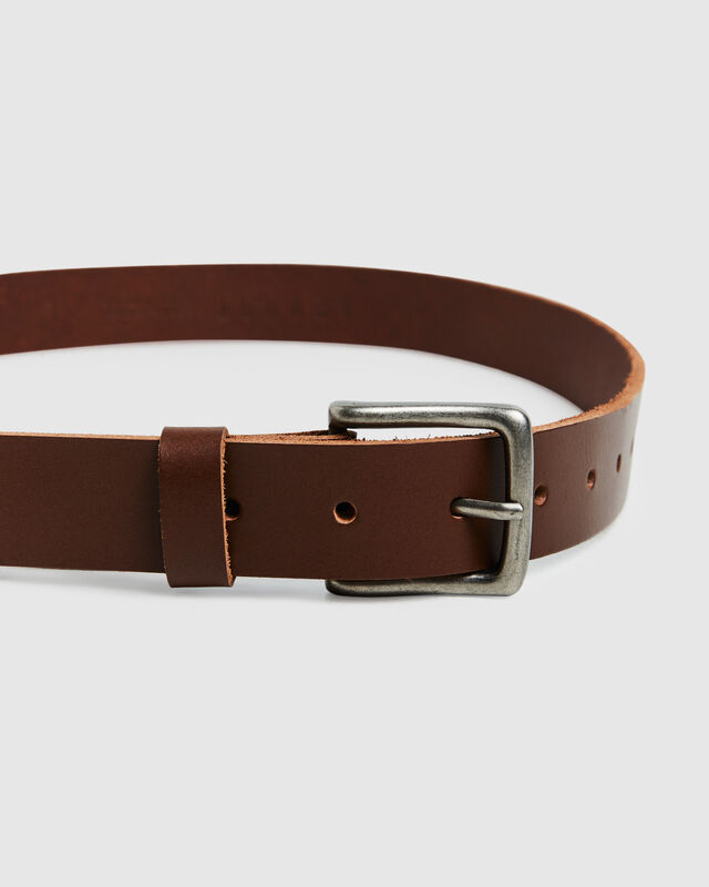 Everyday Australian-Made Leather Belt Tan, hi-res image number null