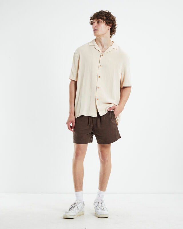 Puglia Linen Shorts Umber, hi-res image number null