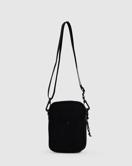 Kai Cord Side Bag in Black