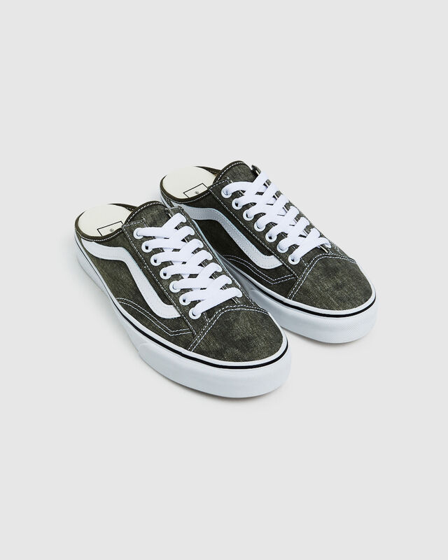Style 36 Mule Sneakers Stone Wash Grape Leaf Green, hi-res image number null