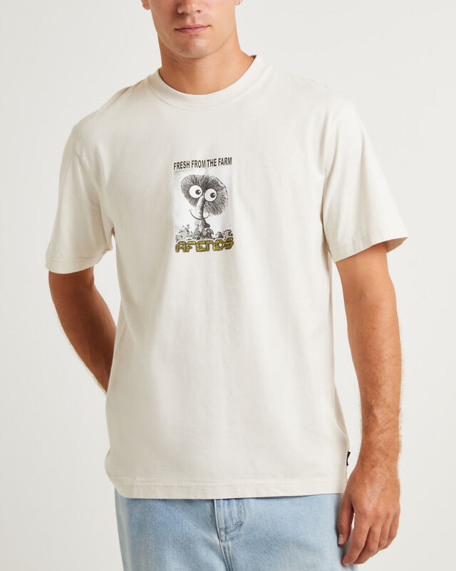 Farm Fresh Recycled Retro Fit T-Shirt Moonbeam, hi-res image number null