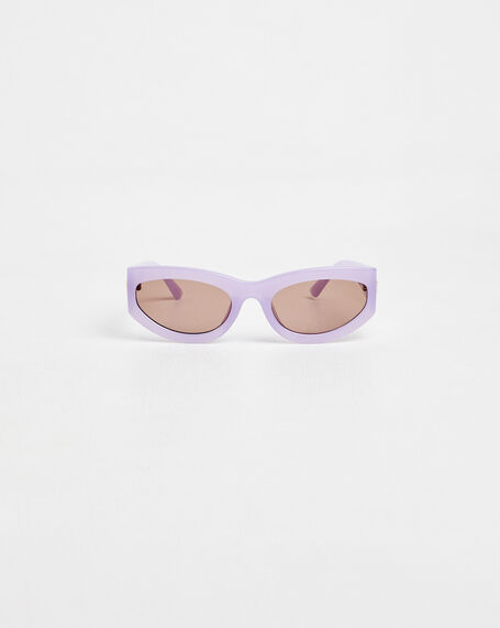 Blake Rectangle Sunglasses in Purple