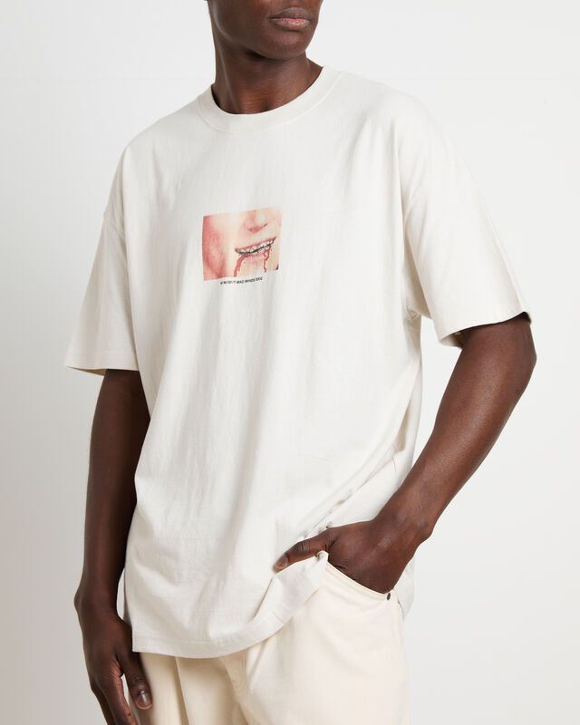 Denver Omelette 50-50 Short Sleeve T-Shirt in Thrift White, hi-res image number null