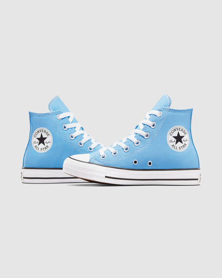 Chuck Taylor All Star Hi Top Neackers in Light Blue