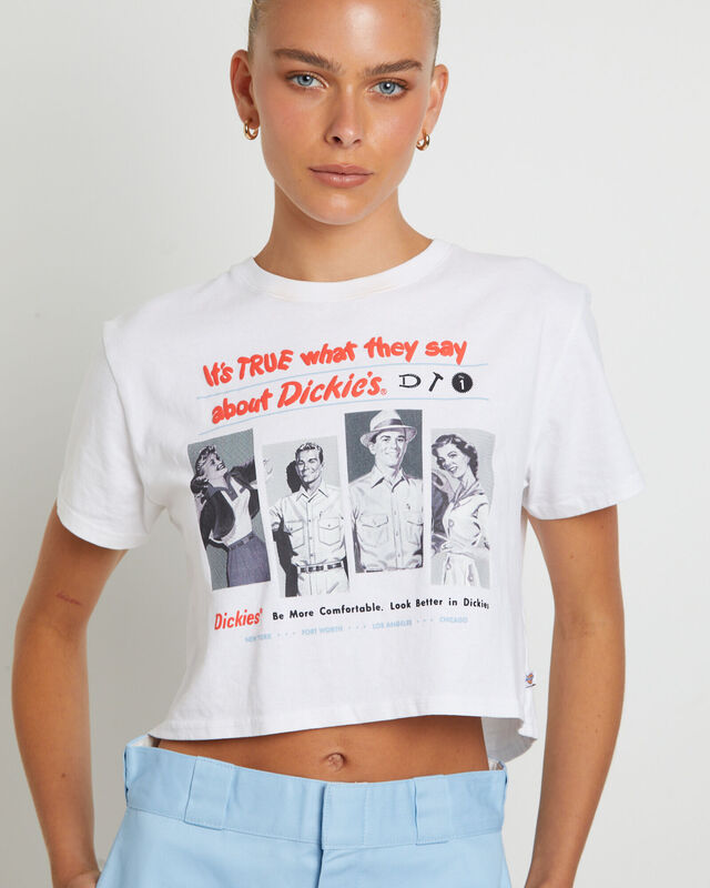 True Tee in White, hi-res image number null