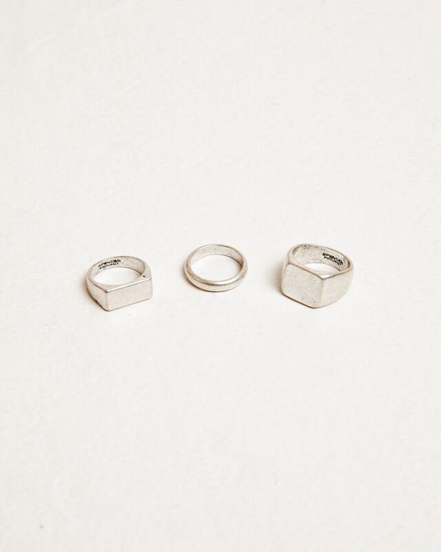 Ring 3 Pack in Silver, hi-res image number null