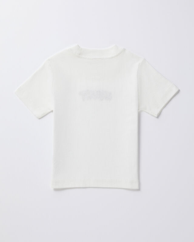Boys Dive Short Sleeve T-Shirt in White, hi-res image number null