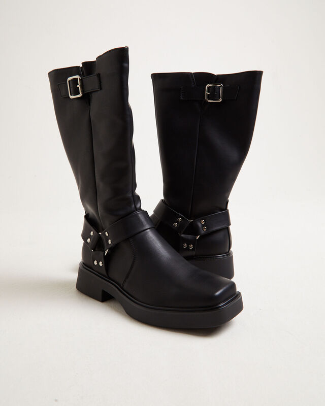 Edge Bot Boots in Black, hi-res image number null