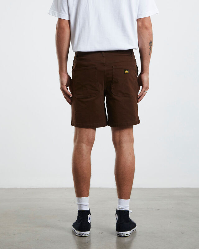 Union Drill Shorts Bark Brown, hi-res image number null