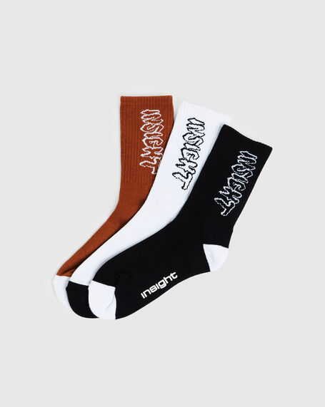 Dive Socks 3 Pack Multi